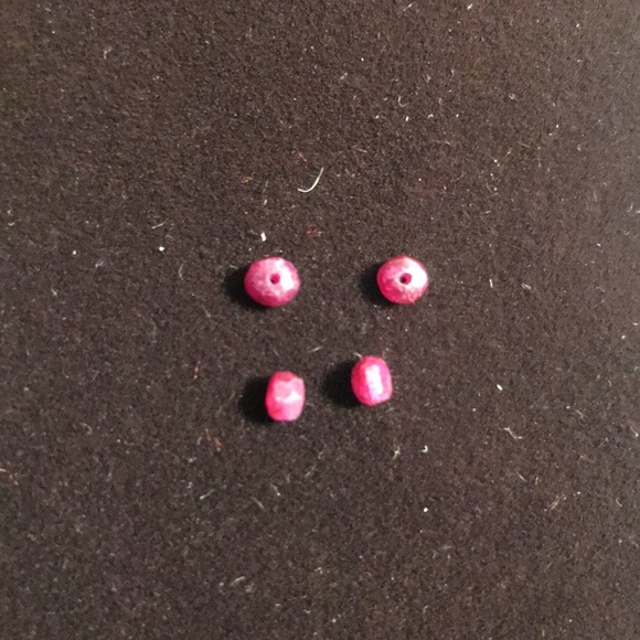 13” strand of Faceted RUBY gemstone Beads 2.0-3 mm for Jewelry making - Picture 7 of 8